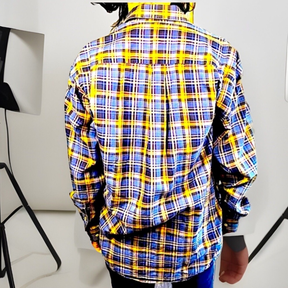 Authentic Burberry Small Scale Check Stretch Cott… - image 4